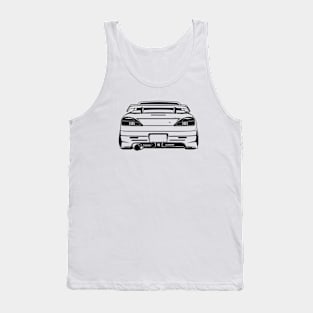 Nissan Silvian S15 Back View Sketch Art Tank Top